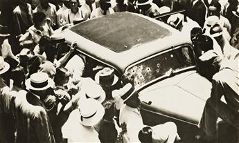 (AMERICAN CRIME) A suite of 10 photographs detailing the infamous life and death of Bonnie and Clyde. Circa 1932-34 & 1934.